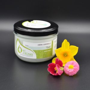 Crème corporelle fluide karité, cacao, pépins de raisin et abricot bio parfum « Oasis »
